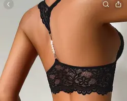 Bild von Angebot 'Schwarzes Spitzen-Bustier-Top...'